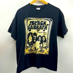 Vintage Black Sabbath T Shirt Size XL Y2K 2004 World Tour Tee both sides graphic